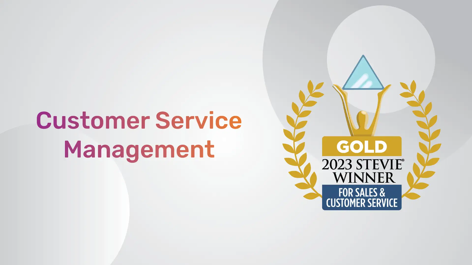 Inspiro news customer service management gold stevie awards winner 2023