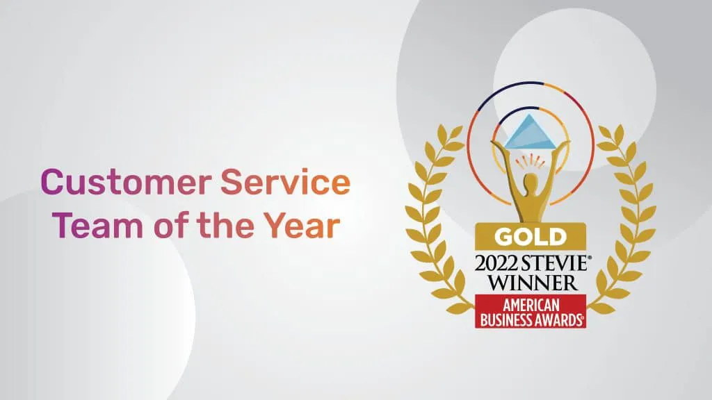 Inspiro news customer service team of the year gold stevie awards winner aba 2022