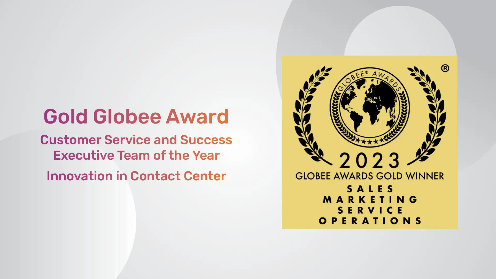 Inspiro news inspiro wins two gold globee awards 2023