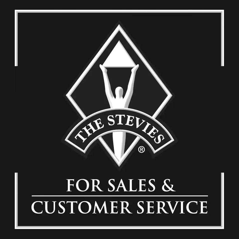 Inspiro stevie awards for sales and customer service badge